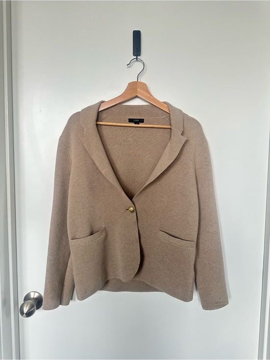 J. Crew Jackets & Blazers - J. Crew Taupe Single-Button Blazer Jacket